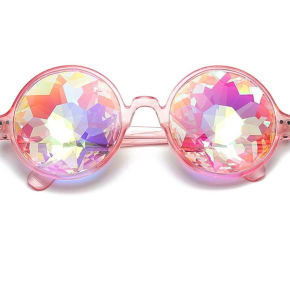 Sunglasses Kaleidoscope Rainbow Prism glasses - Picture 5 of 7